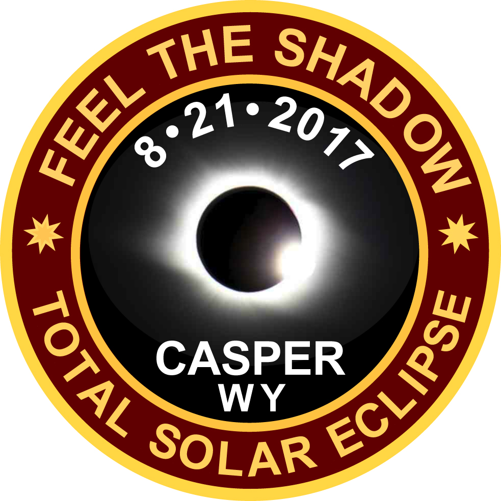 2017 Eclipse Commemorative Casper, WY Lapel Pin
